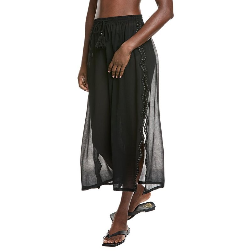 Ramy Brook Womens Shelby Cover-Up Pant, Black